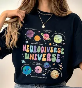 Autism Awareness Shirt 2026 , Neurodiverse Universe Shirt, Sped Teacher Shirt, Space Neurodiversity Shirt, Special Education Shirt, Autism Tees BO