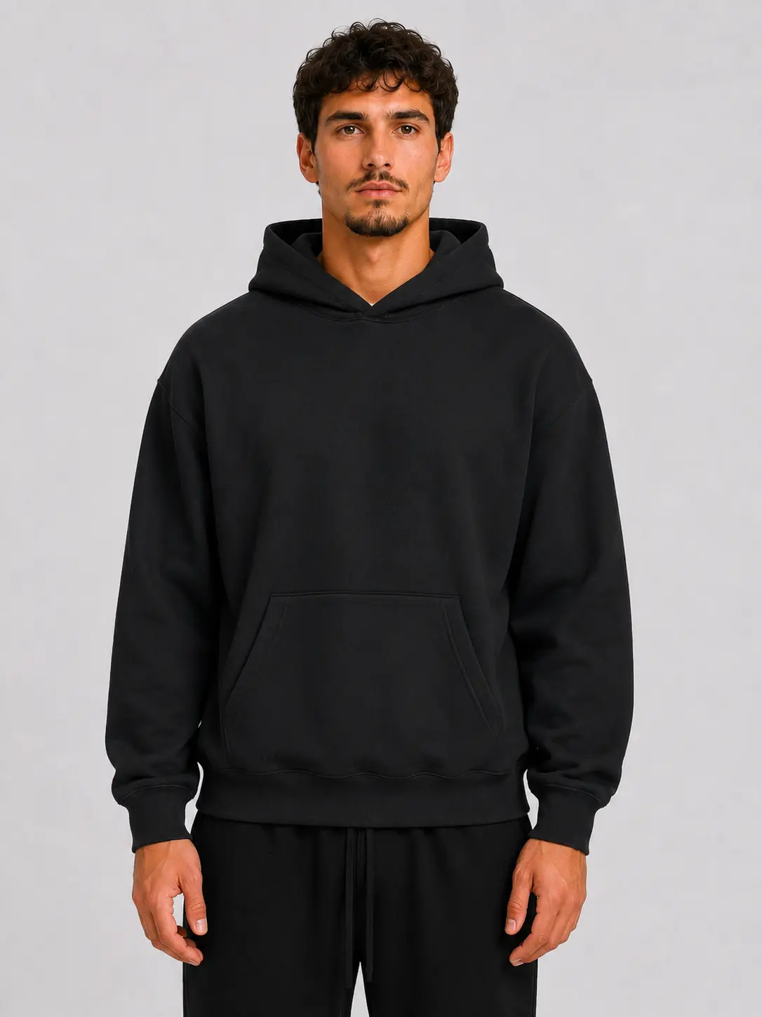 Unisex Pullover Hoodie, Heavyweight Soft Brushed Fleece Long Sleeve Relaxed Fit Casual Streetwear Loungewear Basic Top