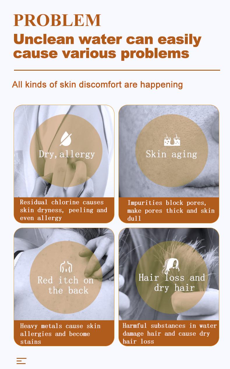 Vitamin C Shower Filter, Cherry Blossom Essence Scent– Filters Contaminants like Free Chlorine, Easy Installation, Filtered Shower Water for Healthier Skin & Hair tiktok