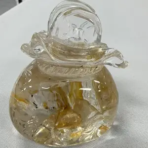 Fire quartz money bag carving
