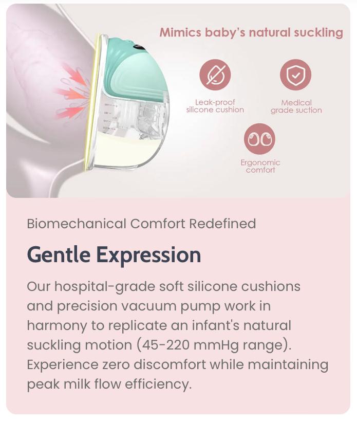 MomMed Wearable Breast Pumps, Hands Free Breast Pump S21 With Strong Suction, Low Noise & LED Display, Full In Bra Portable Electric Breast Pump with 3 Modes & 12 Levels Nursing Feeding Care