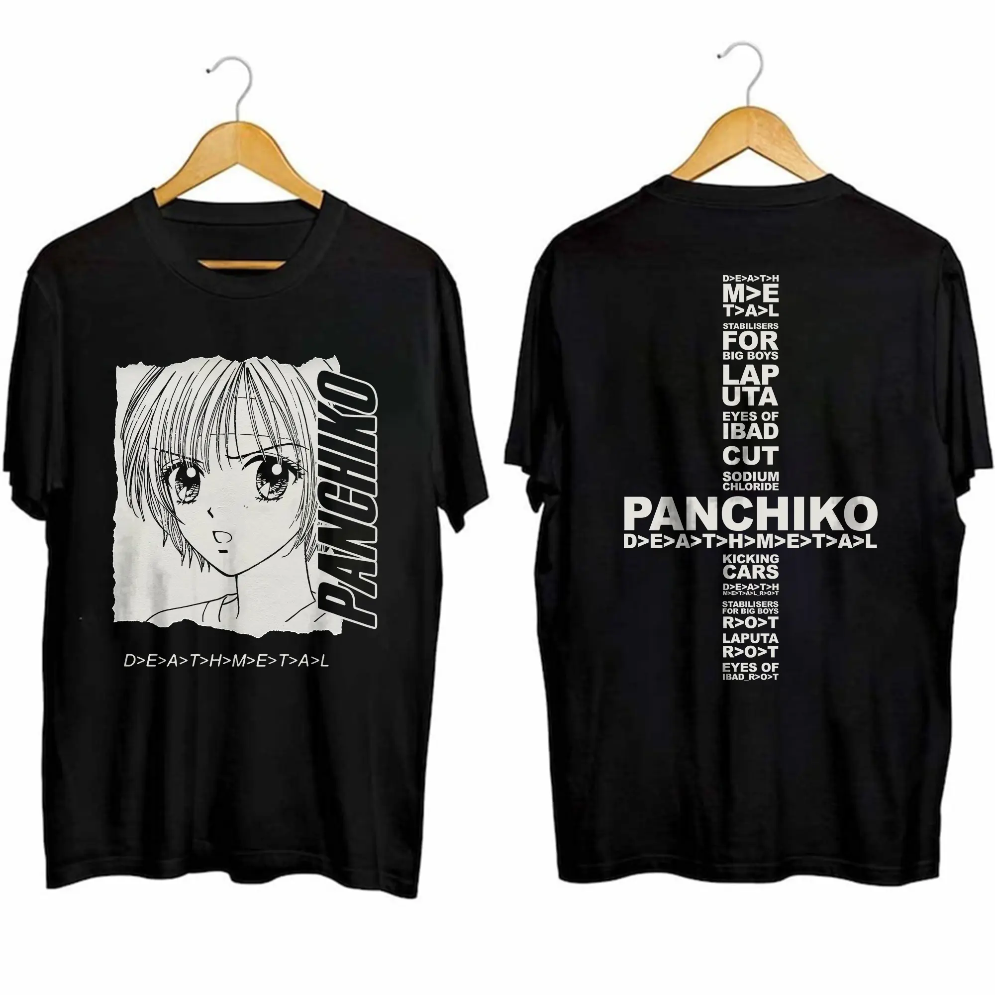 Panchiko T-Shirt - Rock Music Shirt - D>E>A>T>H>M>E>T>A>L Album Shirt - Failed At Math(s) Shirt - Panchiko Merch - Unisex Rocker Clothing