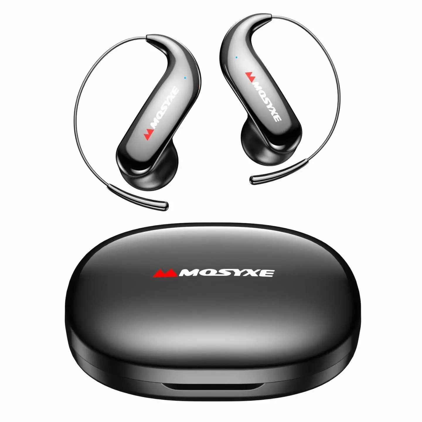 YYK-Q20 Wireless Bluetooth 6.1 Earbuds, Sport Earhooks with Long Battery Life, Noise Cancelling Mic, Clear Calls, IPX7 Waterproof for Running & Workout