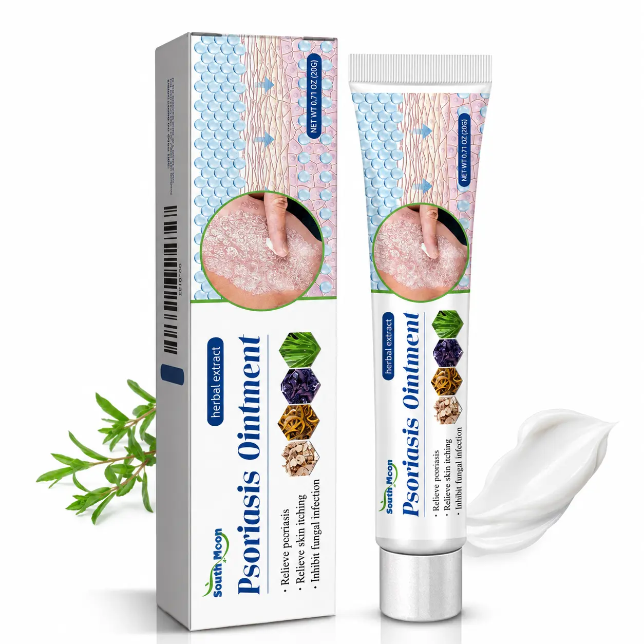 All-Natural Soothing Antifungal Cream | Plant-Based Treatment for Ringworm & Jock Itch | Gentle Relief for Eczema, Psoriasis & Rashes | Fast-Acting Skin gel Repair Formula