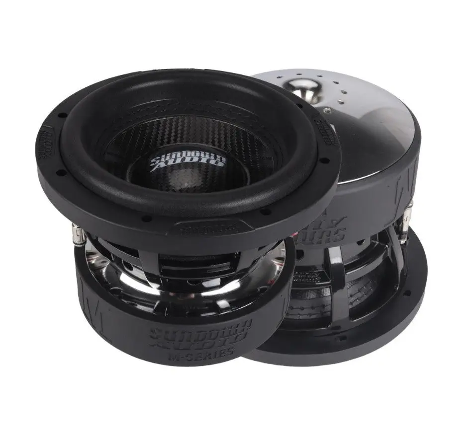 Sundown Audio M-Series M8 D2 Car Subwoofer - 8 in, 800W RMS/1600W Max Power, Dual 2-Ohms, High-Performance Car Audio Component with Enhanced Sound Output