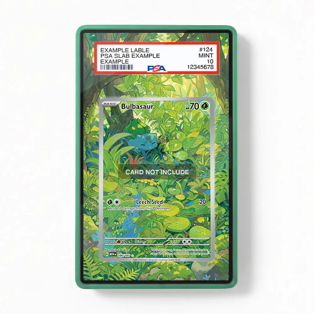 Bulbasaur 166-165 IR AR Pokemon 151 Pokemon Graded Display Case, Extended Art, Extended Display Case, Extended Art Case PSA Graded Guard Case / Magnetic Case / Screws Case (CARD NOT INCLUDED) - TikTok Shop Bulbasaur 166-165 IR AR Pokemon 151 Pokemon Graded Display Case, Extended Art, Extended Display Case, Extended Art Case PSA Graded Guard Case / Magnetic Case / Screws Case (CARD NOT INCLUDED) - TikTok Shop