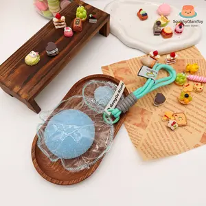 SquishyGlamToy Blueberry Frosted Sugar Gummy Squishy Set  Crystal Candy Style | Large & Small Set | Taba Squishy | Soft Slow Rising