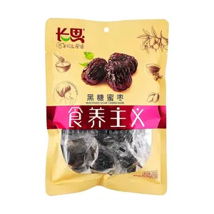 CHANGSI Brown Sugar Jujube Dates 235g - Sweet Red Dates Snack for Energy & Wellness