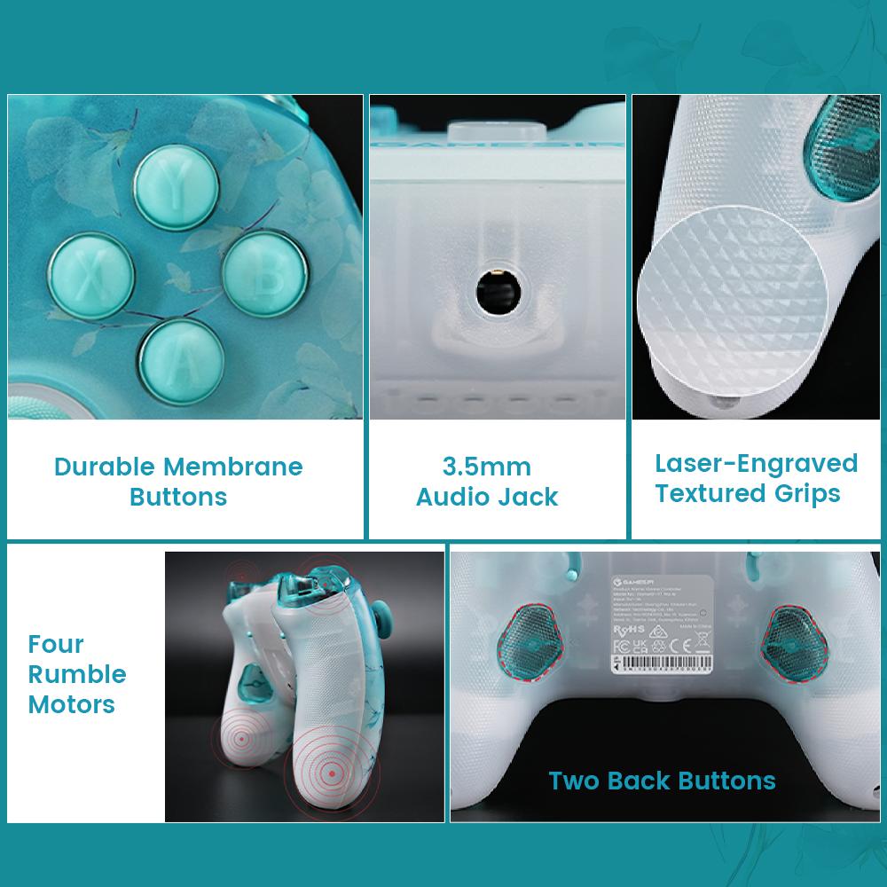 [TT Exclusive] GameSir T7 Pro Floral Wired Controller for Xbox