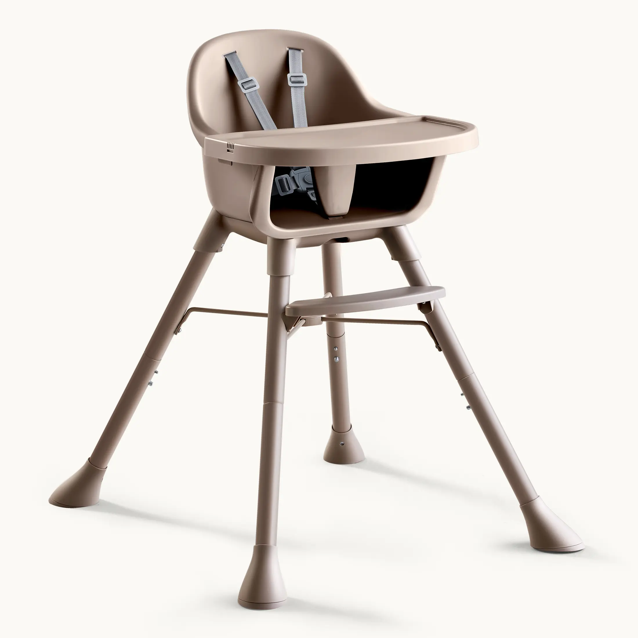 [ backtoschool ]HARPPA 2 in 1 Convertible Baby High Chair, Booster Seat for Babies & Toddlers, Dining Chairs with Removable Tray, Baby Feeding Chair, 5-Point Harness, Baby Items
