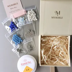 Wish Box Jewelry Kit for Adults – DIY Beads with Charms for Jewelry Making | Magical Handmade Gift for Friendship Bracelets & Necklaces