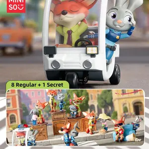 Zootopia Best Partner Blind Box Ornament, Cute Cartoon IP Peripheral Collectible Desktop Decoration, Perfect Gift forGirlFriend & Disney Fans, Fashion Creative Ornament for Home Office Decor Collection