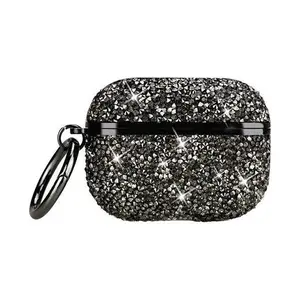 Entronix Apple AirPods Pro 1st/2nd Gen Case - Luxury Rhinestone Cover, Camera Device Dustproof Earbuds Handle Port Screen Protection