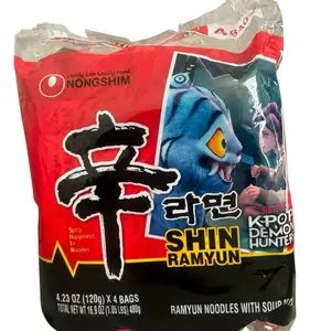 Korean Ramyun Collectible 4-Pack Bundle (Factory Sealed)