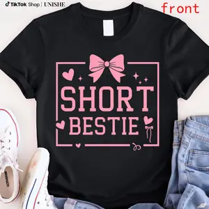 Best Friend Matching T-Shirt – Tall & Short Cotton BFF Tees