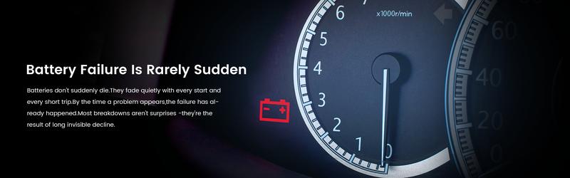 ANCEL BS200 700A Super Jump Starter with App Battery Check for 12V Cars & SUVs (Gas ≤3.0L / Diesel ≤2.5T)