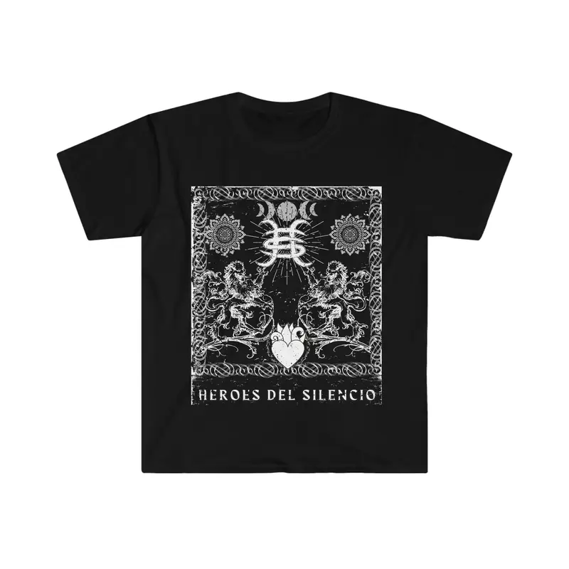 t shirt heroes del silencio - TikTok Shop