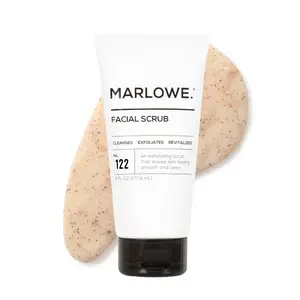 MARLOWE No. 122 Facial Scrub 6 oz - Gentle Exfoliating Formula for Your Skin Care Routine Moisturize Vegan