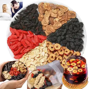 Ginseng Five Treasure Tea, Organic Ginseng Kidney Cleansing Tea Natural Herbal Formula Health Tea for Men & Women, Traditional Chinese Kidney Wellness Tonic