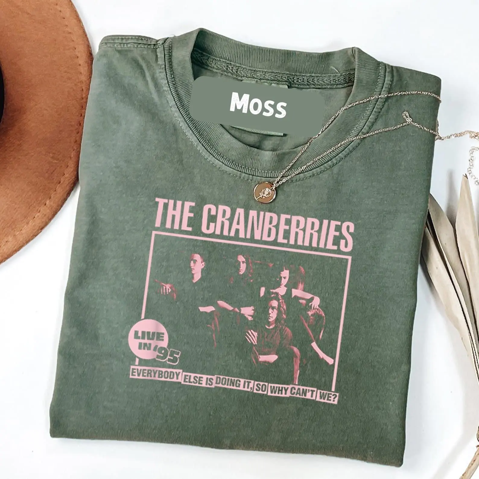 Comfort Colors The Cranberries Live in '95 Concert Tour Vintage Band T-Shirt