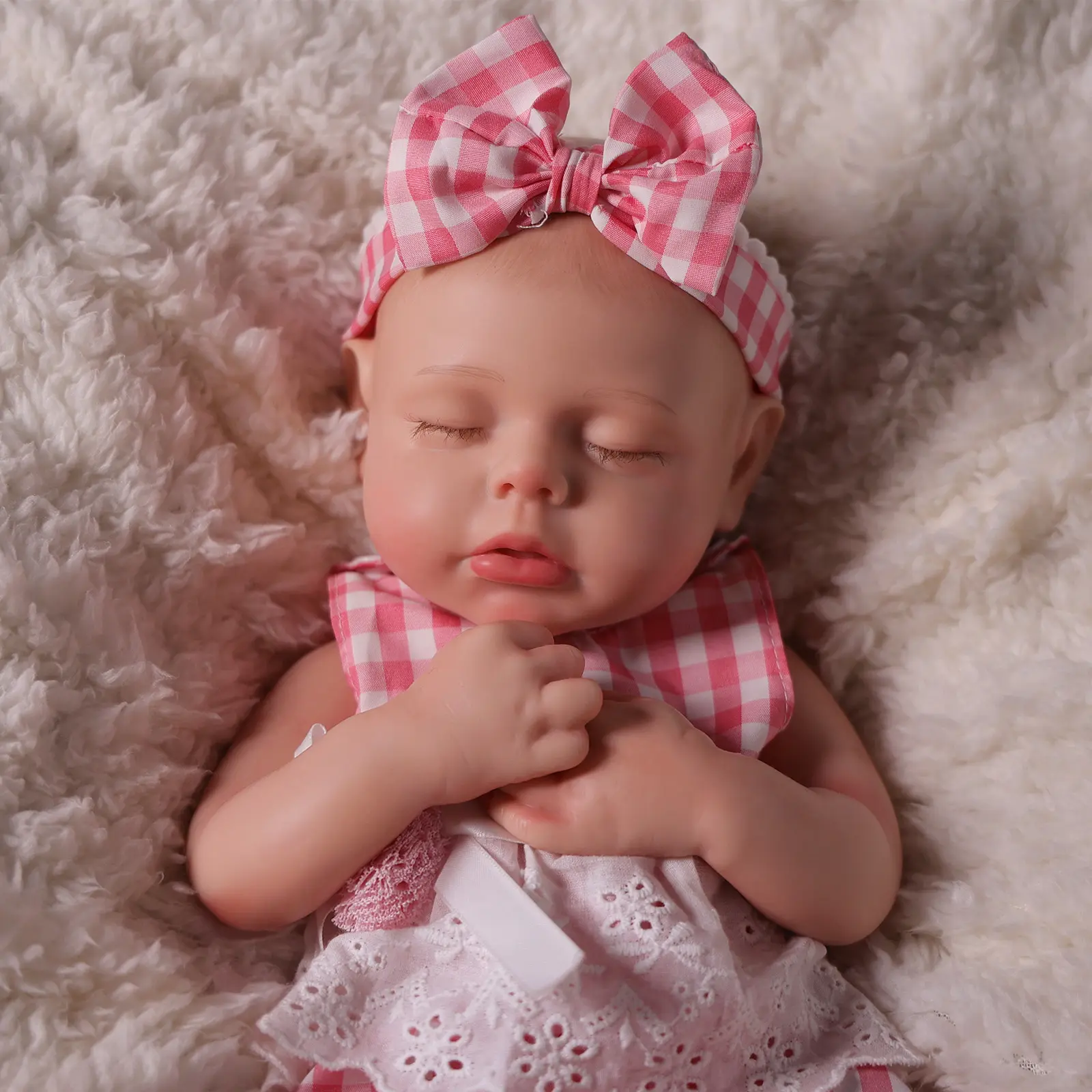 #backtoschool BABESIDE Lifelike Realistic Silicone Baby Doll Girl 12/16 Inch Reborn Doll with Painted Perfect Companion for Children Parents & Collectors