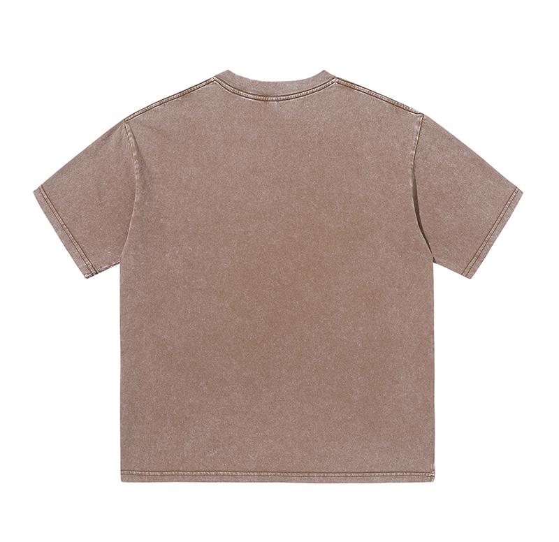 Men's Short Sleeved T-shirt Soft Comfortable Round Neck Casual Tee Lightweight Top for Daily Outings and Casual Wear