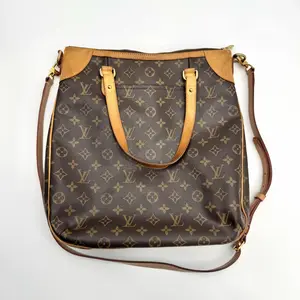 Pre-owned Louis Vuitton leather Crossbody Bags Monogram Canvas Odeon GM Bag