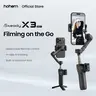 hohem iSteady X3 SE Plus Gimbal Stabilizer for iPhone & Android, AI Facial Tracking,Smartphone Gimbal with Detachable Remote Control, Portable Foldable 3-Axis Phone Gimbal, Built-in Extendable Rod,Vlog Stabilizer,Cellphone&Selfie accessories