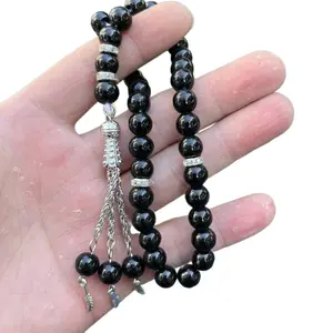 Religious Glass 33-Bead Prayer Bead Bracelet – Jewelry Gift for Men and Women