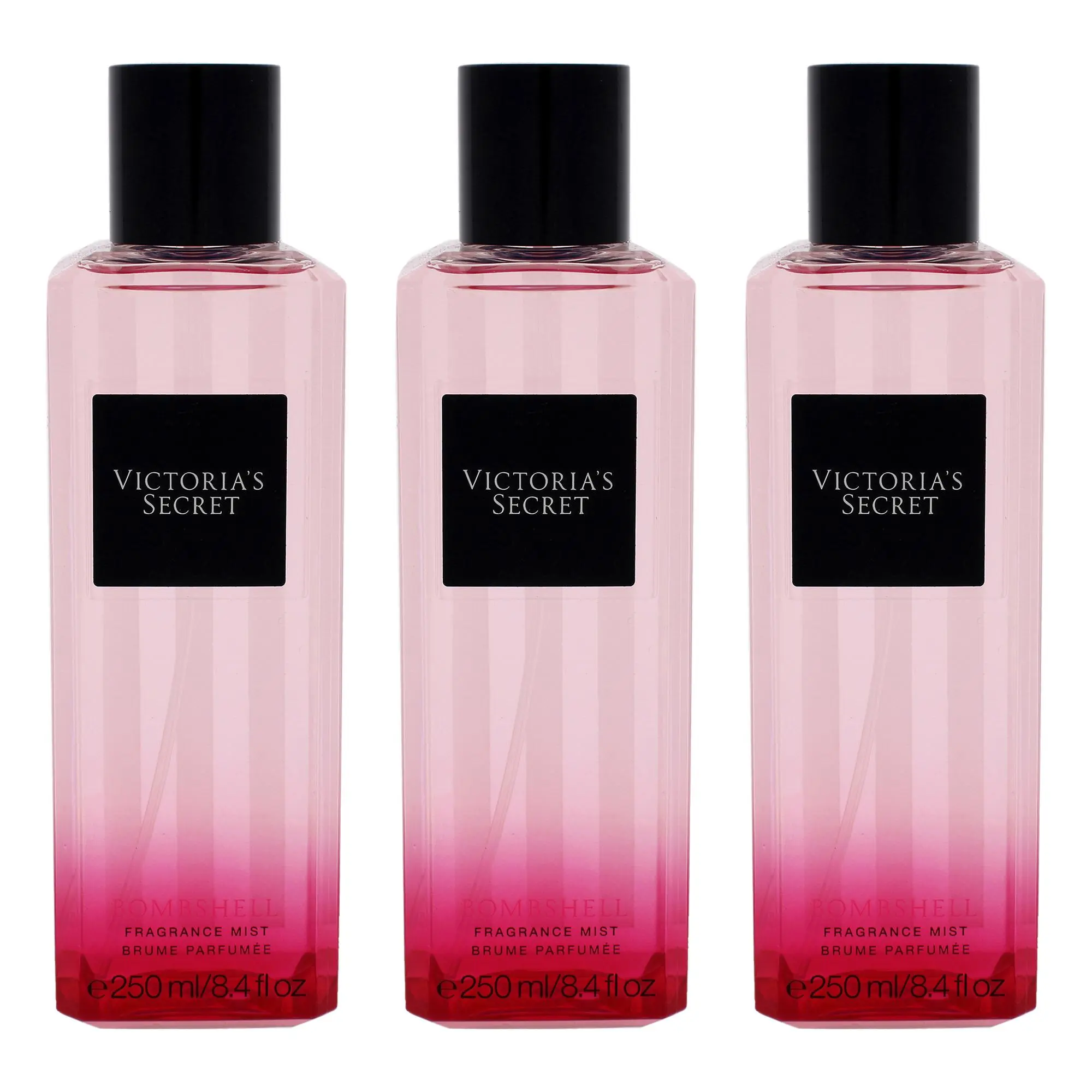 Women's Victoria's Secret Bombshell Fragrance Mist, 8.4 fl oz, 3-Bottle Pack, Three Bottles Women's Victoria's Secret Bombshell Fragrance Mist, 8.4 fl oz, 3-Bottle Pack, Three Bottles