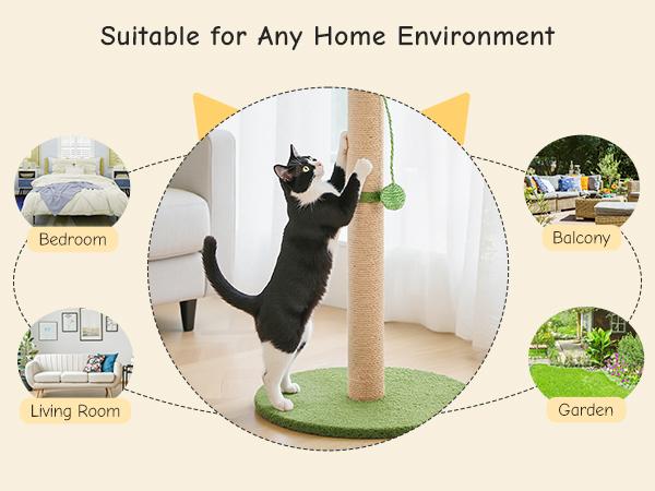33 Inch- Cat Climbing Pillar, Column Type, Indoor Pet Toys, Durable, Space-Saving Design, Pets Relieve Stress, Gift for Pet Owners