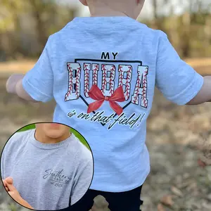 Bow Bubba on that Field Girl's T-Shirt, Softball Game Day Shirt, Softball Season Outfit, Country Girl Clothing, Country Lifestyle Graphic Tee, Southern Boy Shirt, Family Matching Outfit, Trending Shirt, Y2K Clothing, Youth Clothing