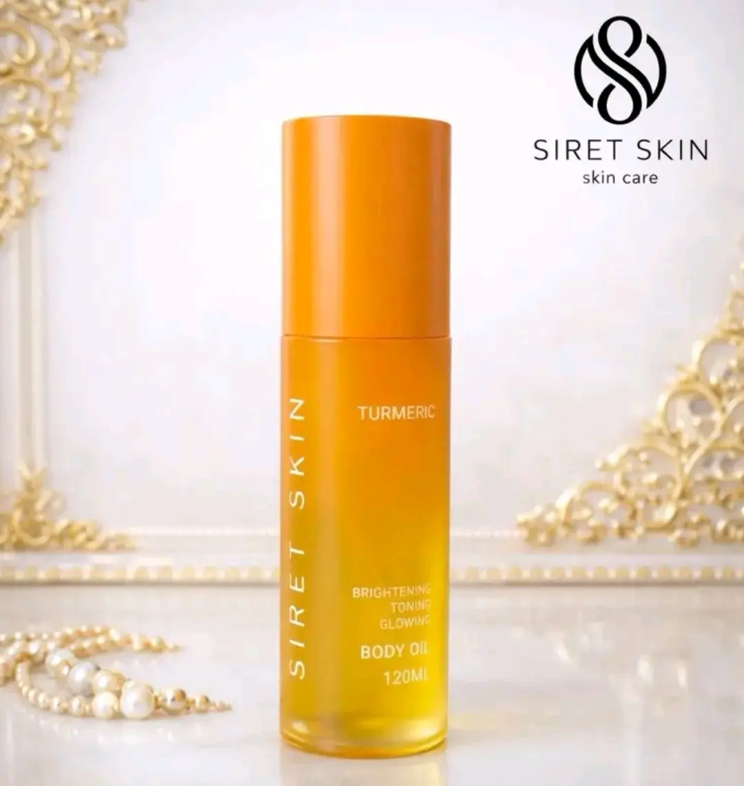 Siret cosmetics Turmeric Body Oil 120ml - Hydrating Massage Siret skin - Worldcashop Usa   Moisturizing Daily Moisturizer Moisture