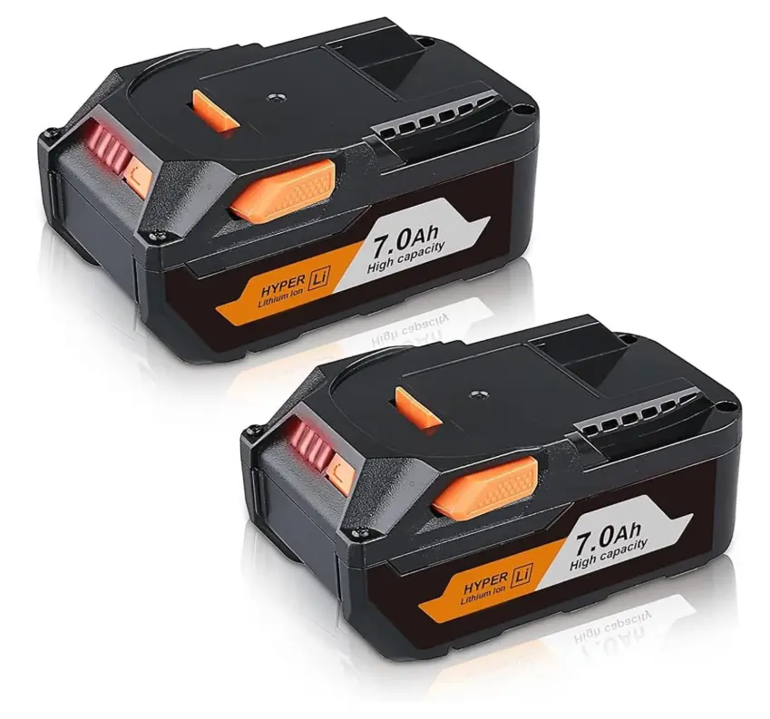 18V 7.0Ah Lithium-ion Replacement Battery Compatible with Rigid R840087 Cordless Power Tools, 7000mAh High Capacity Black Battery