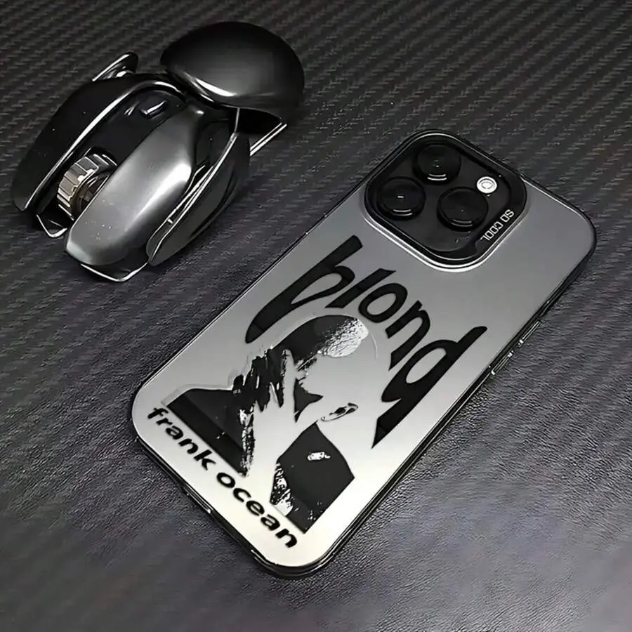 Frank Blonde Oceans Protective Plastic Polycarbonate Cellphone Case - Anti-Drop Shockproof Casing, Frosted Back Cover, Multi-Model Protector Accessory for iPhone 17,16E,16,15,14,13,12,11 (Mini,Pro,Max),X,XR,XS Max,8,7 Plus