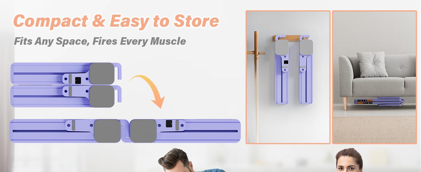Multi-functional Pilates Board,Home Fitness Reformer for Abdominal Core Strength Training Foldable Lightweight Efficient Fitness Equipment