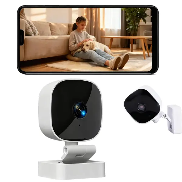 WiFi Cameras for Home Security   Camera with Night Vision, Live View, AI Human Detection, 2-Way Audio, Cloud Storage (Sold Separately), 2.4G WiFi Only, Hidden Securit halloween and christmis gifts