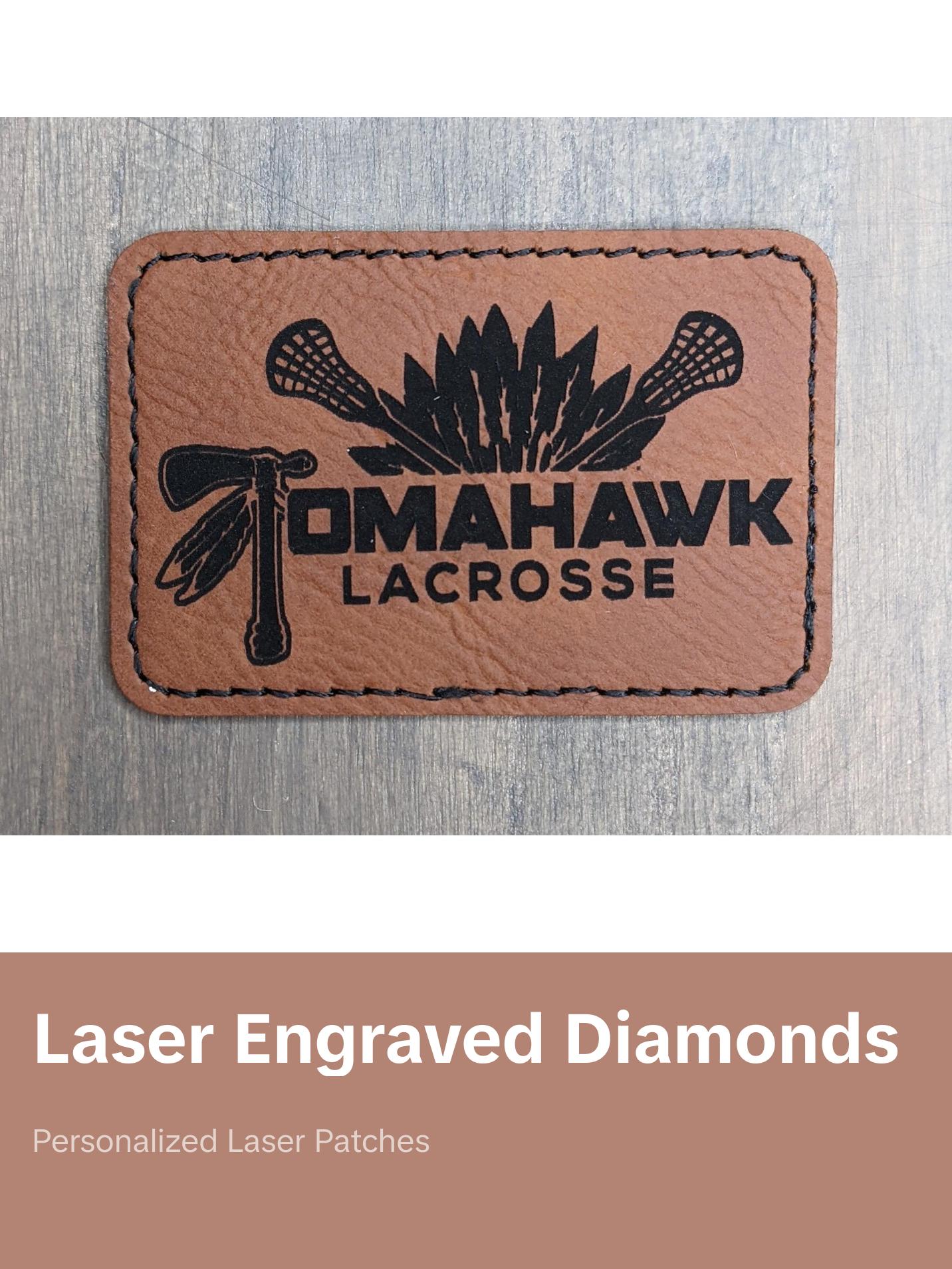 Custom Laser Engraved Hat Patch