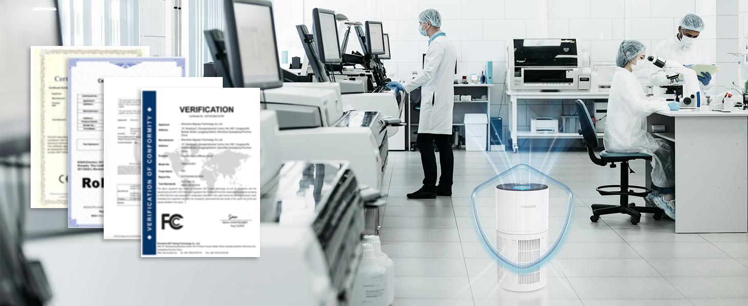 Air Purifiers for Home Large Rooms, Cobectal Air Cleaner with H14 True HEPA 3-in-1 Filter Covers up to 1650ft², Air Quality Sensor, Aroma Function & Sleep Mode, Pet Air Purifier, White Air Purifiers for Home Large Rooms, Cobectal Air Cleaner with H14 True HEPA 3-in-1 Filter Covers up to 1650ft², Air Quality Sensor, Aroma Function & Sleep Mode, Pet Air Purifier, White