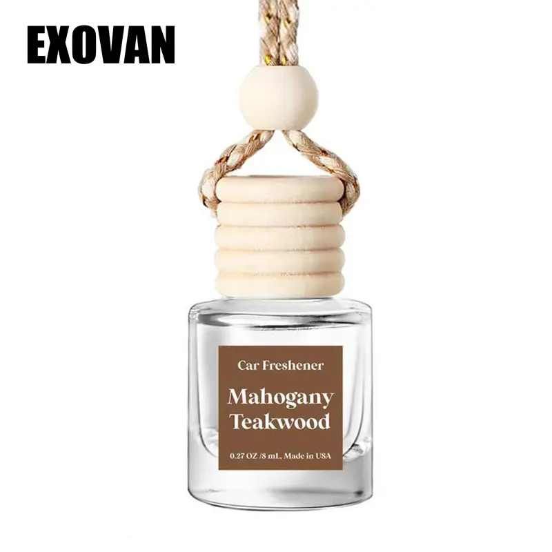 8ML Hanging Scent Oil Diffuser, Natural Fruit Juicy Perfume, Long Lasting Fragrance, 3 Scents Car Air Freshener for Home & Car