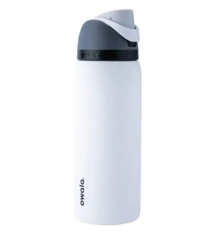 32oz Leak-Proof Flip Lid Insulated Stainless Steel Water Bottle with Silicone Button, Superior Insulation, 48 Hours Cold Retention, Travel Sports Vacuum Flask, Flasks tumbler portable thermal drinkware gift perfect