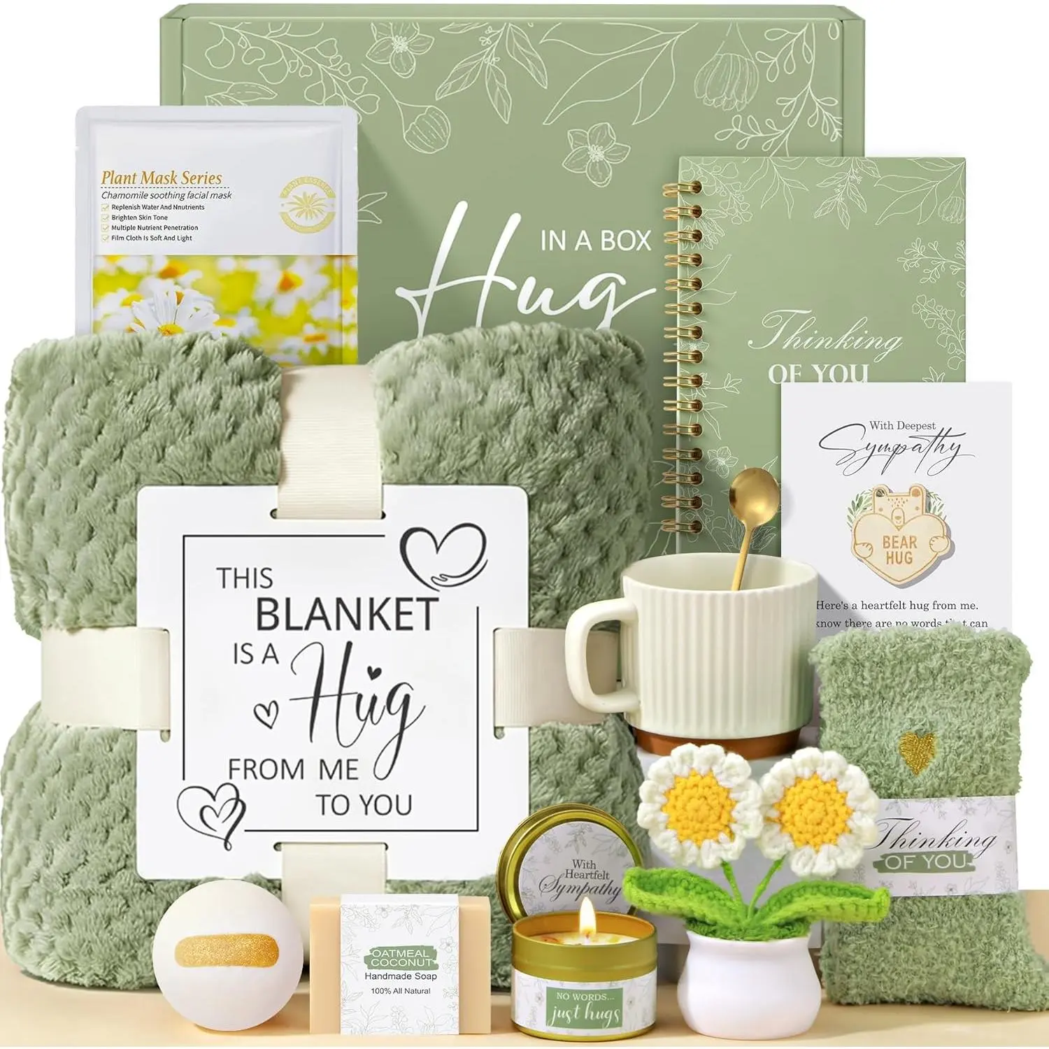 Sympathy Gift Baskets Sympathy Gifts for Loss of Loved One Mother Father Husband Mom Dad, Memorial Condolences Grief Bereavement Gifts Ideas for Loss, Miscarriage Gift Mothers Women Car