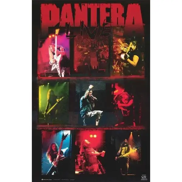 POSTER: MUSIC: PANTERA - LIVE- COLLAGE - FULL SIZE #7576