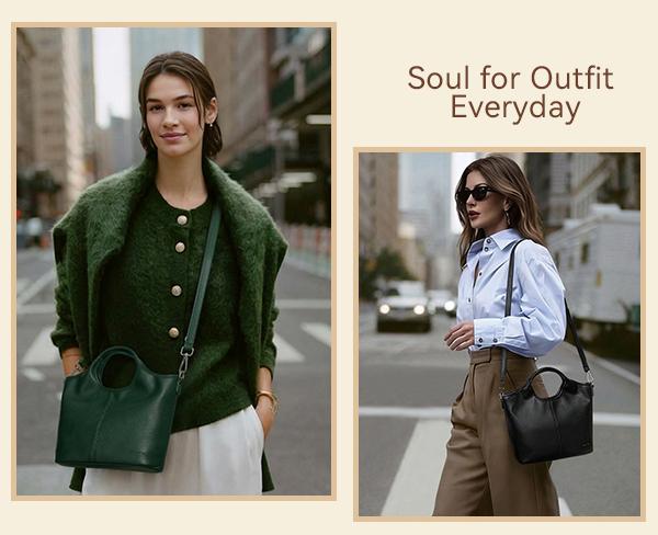 BOSTANTEN Viral Vegan Leather Purses for Women ,Large Capacity Bag for Work & Everyday Essential , Lightweight Aesthetic Affordable Bag