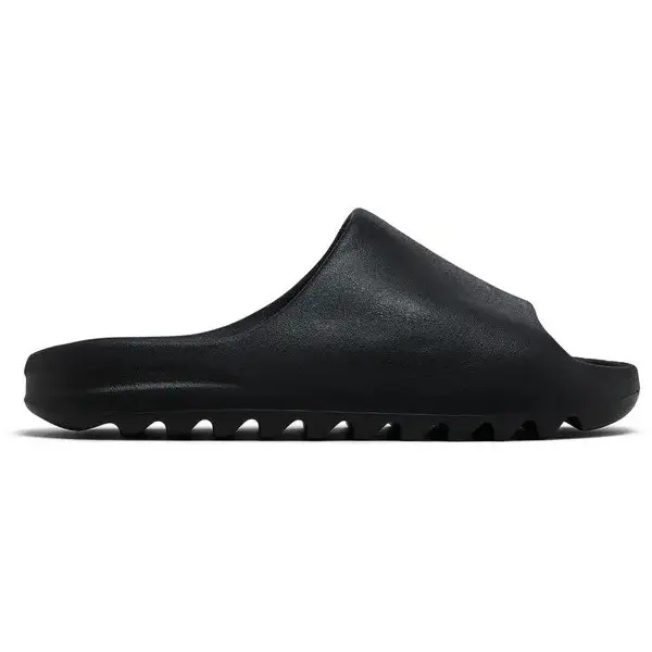 YZY YS-01 Black Minimalist Slide with EVA Foam Construction & Anatomical Footbed for Everyday Wear