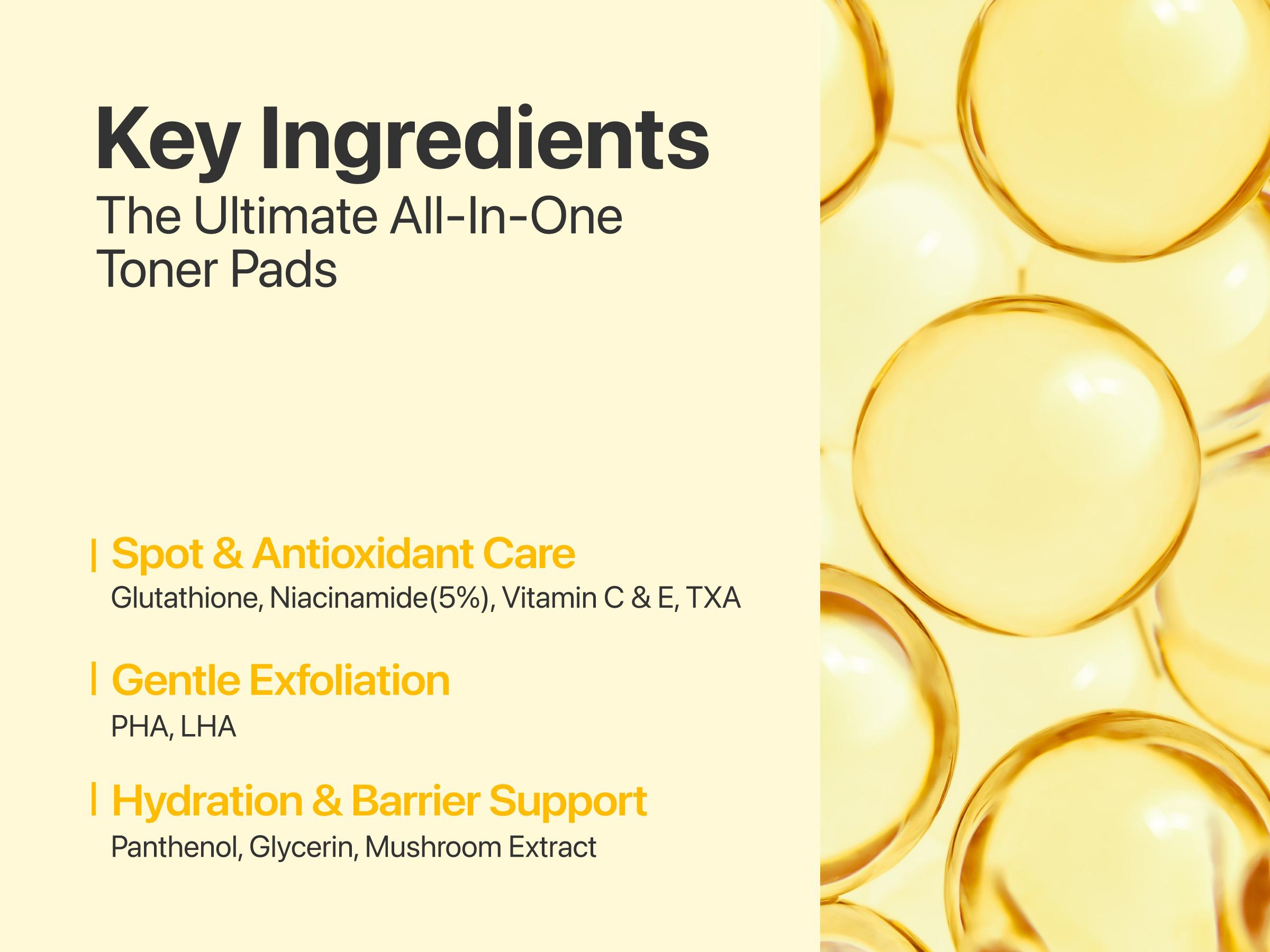 [numbuzin official shop] No.5 Toner Pads | Vitamin-Niacinamide Concentrated Pad | 70 Pads/6.08 fl. oz.