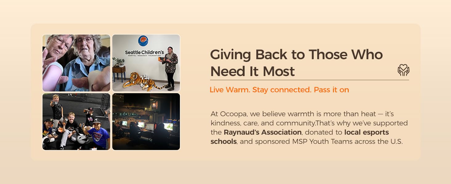 Ocoopa Hand Warmers Rechargeable 2 Pack 2025 Upgraded 5000mAh Electric Portable Pocket Heater with 3 Modes & 16h Runtime Ideal for Skiing Hunting & Christmas Gift Ocoopa Hand Warmers Rechargeable 2 Pack 2025 Upgraded 5000mAh Electric Portable Pocket Heater with 3 Modes & 16h Runtime Ideal for Skiing Hunting & Christmas Gift