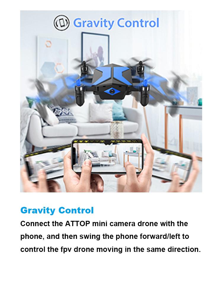 X-PACK 2 Foldable Drone Blue Dual Battery (Camera Version) | HD Aerial Photography, Stable Hover, Easy to Fly for Kids & Adults LM