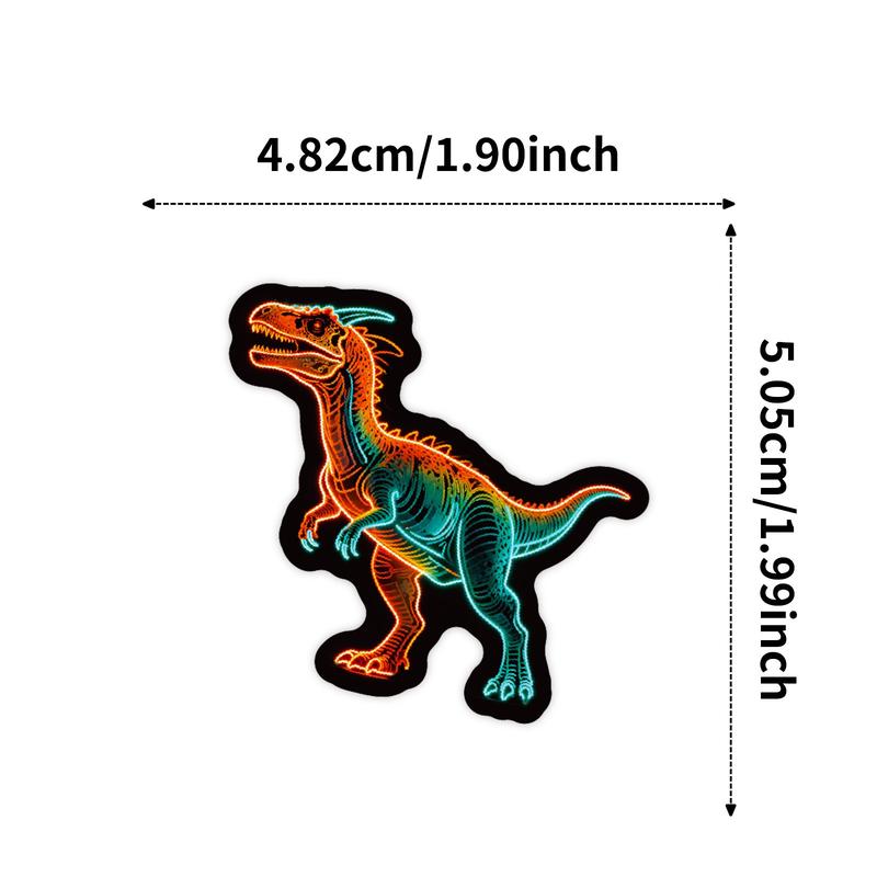 Neon Stickers 50pcs Trendy Hot-Selling 4 Series Waterproof DIY Stickers for Laptops Water Cups Phone Cases Personalized Expression