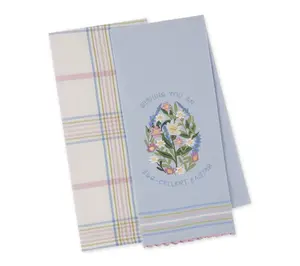 Design Imports Egg-Cellent Easter Kitchen TowelSet/2